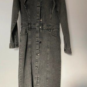 Vestido vaquero gris Scalpers